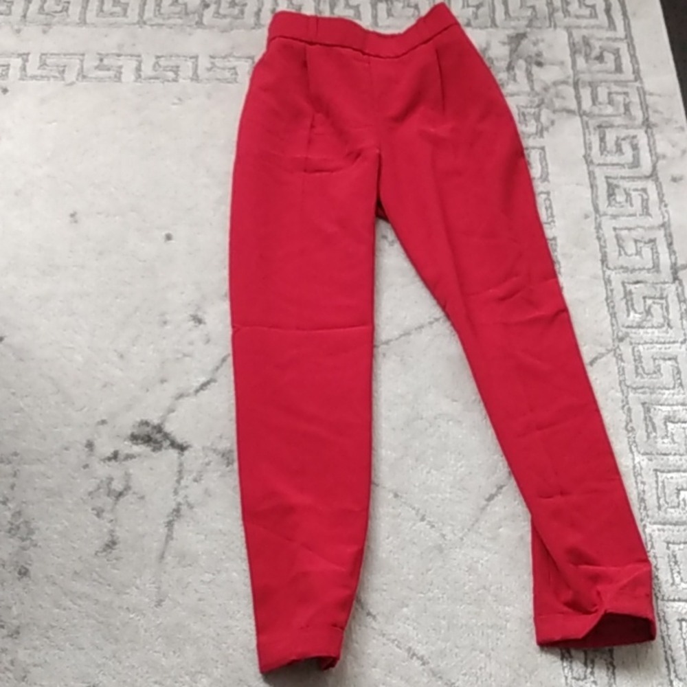 Red pants small